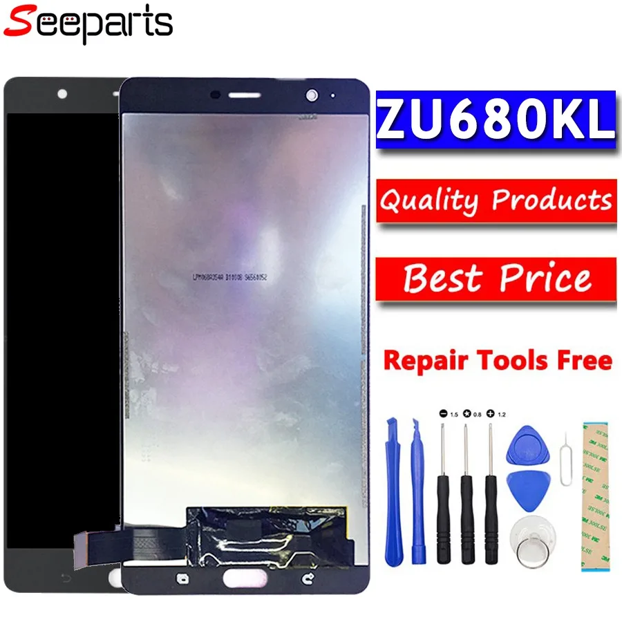 

Test Working 6.8 LCD For Asus Zenfone 3 Ultra ZU680KL LCD Display Touch Screen Digitizer Assembly Replacement For ASUS ZU680KL