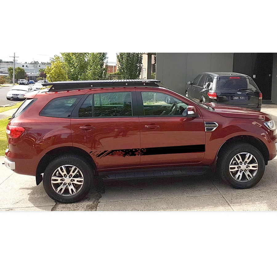 Подходит для Ford Everest Endeavour 2015-2019 автомобильные наклейки 2 шт грязевые боковые