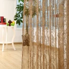 Topfinel 3 цветов роскошный вышиваний тюль на окна Современные север-еврапейские занавески для гостиной спальни полупрозрачный ткань для занавес в наличии