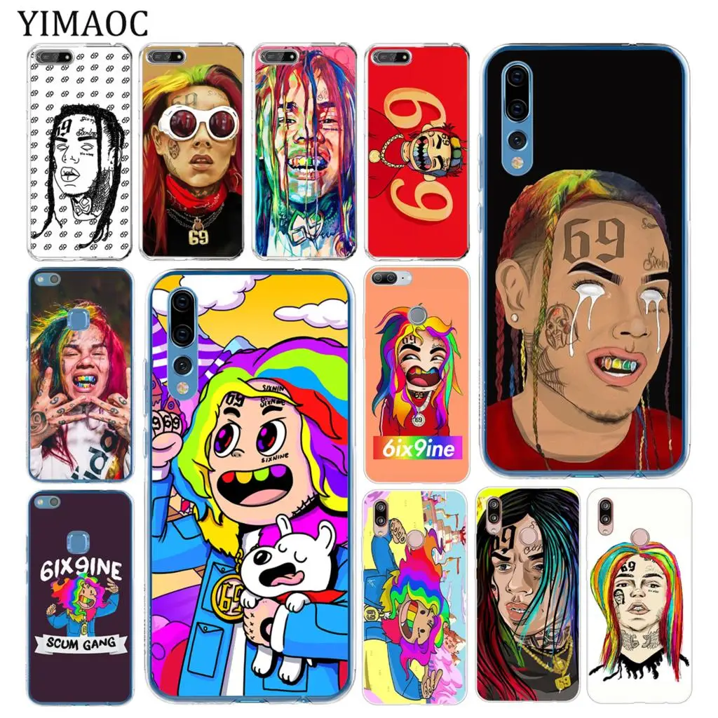 YIMAOC хип хоп рэппер Tekashi 69 6ix9ine тонкий мягкий чехол для Huawei P30 P20 Pro P10 P9 P8 Lite 2016 2017 P smart