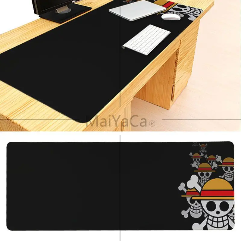 Lock Edge 30x90cm MaiYaCa 700*300 мм один кусок коврик для мыши игровой коврик для мыши большой мультфильм аниме резиновый коврик для мыши Клавиатура коврик настольный коврик для Луффи - Цвет: Lock Edge 30x90cm