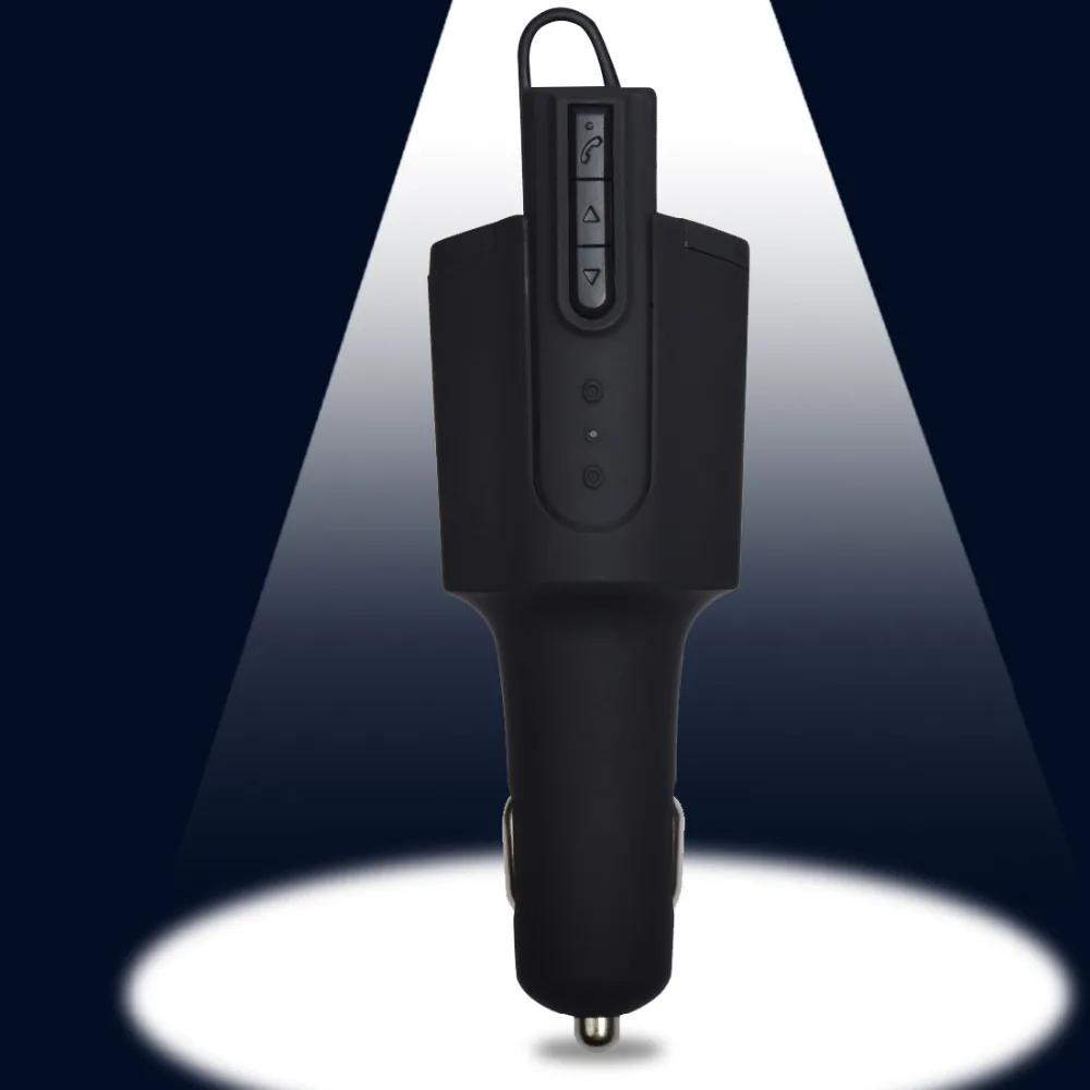 2 В 1 Комплект Гарнитура Handsfree Автомобильного прикуривателя и Bluetooth наушники с