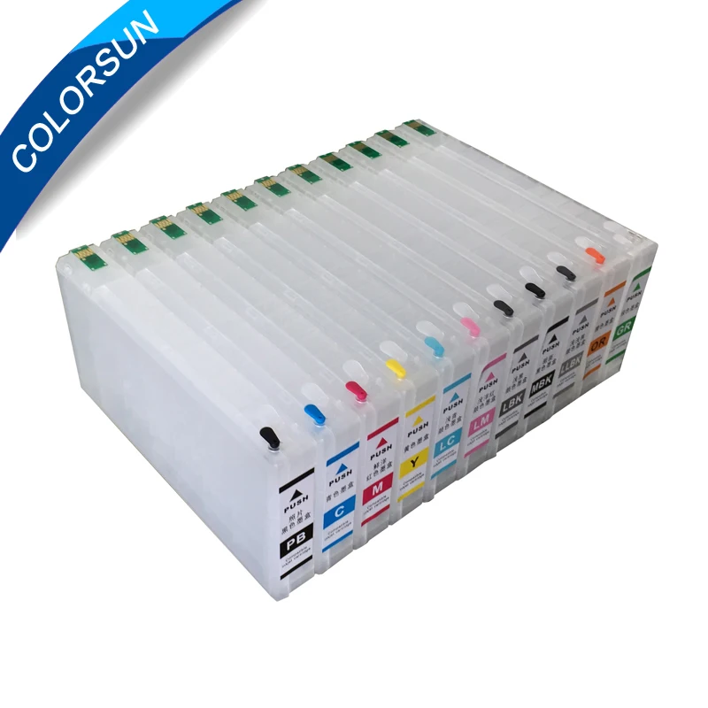 Новый совместимый для Epson T6531 T6539 T653A T653B многоразовый картридж Stylus Pro 4900 с чипами