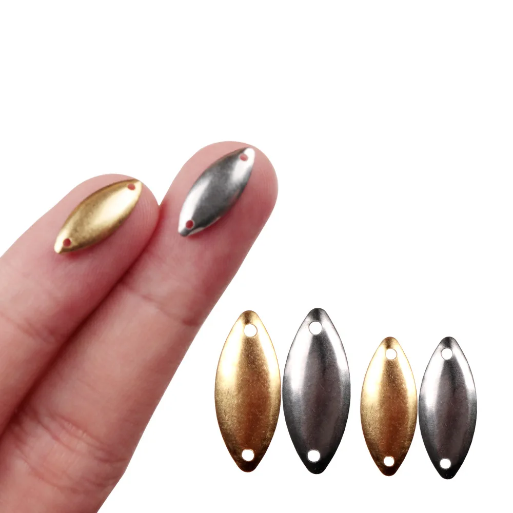 100 шт./лот прочная приманка ложка миниатюрная воблеры в виде семян дыни блестки