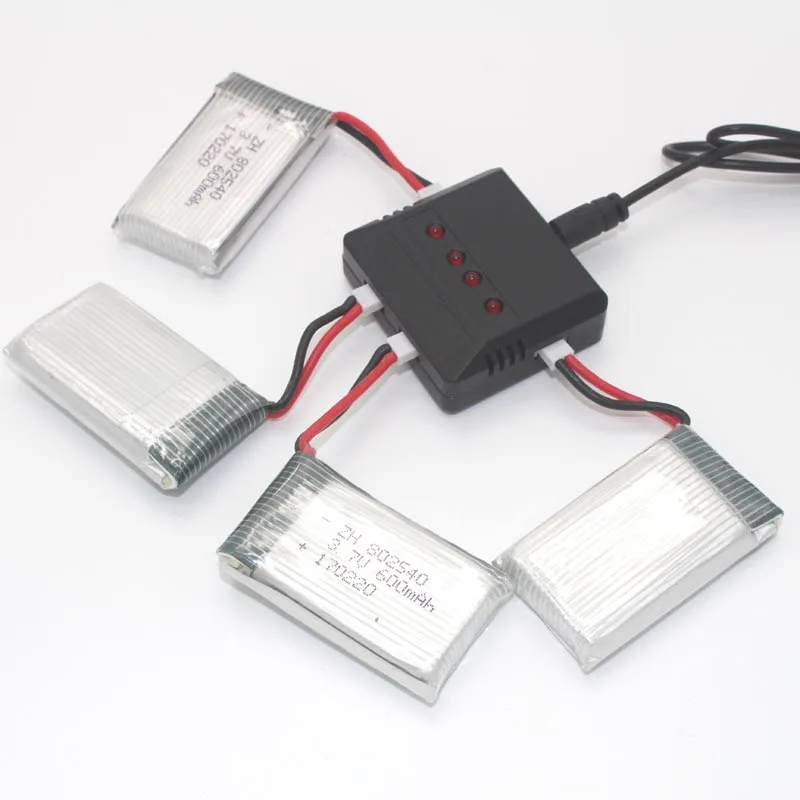 4-Port LiPo Battery Charger for 3.7V (1S) Lithium Ion Polymer RC Quadcopter Batteries | Игрушки и хобби