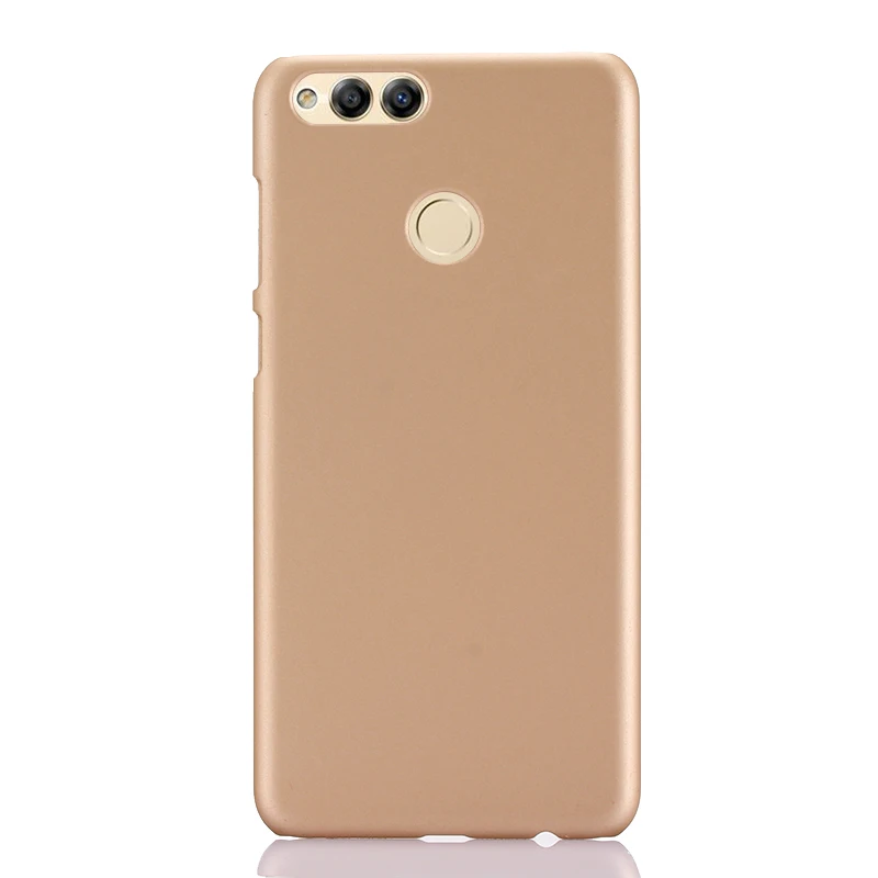 Чехлы для телефонов Huawei honor 7X чехол 360 Матовый Жесткий Пластиковый ПК карамельный