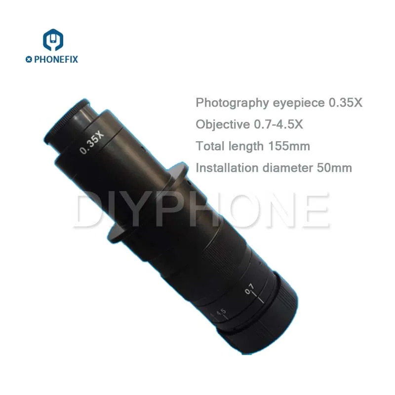 1.0X 0.5X 0.35X микроскоп камера C-mount стеклянный объектив адаптер для промышленности