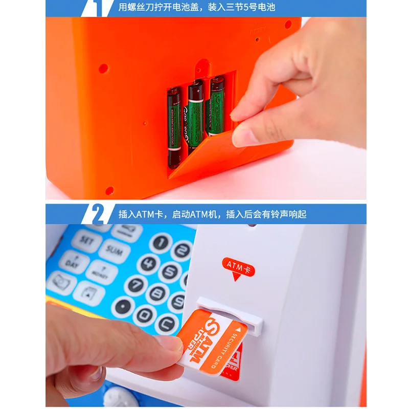 2 цвета Безопасная электронная копилка мини Банкомат пароль Цифровые Монеты