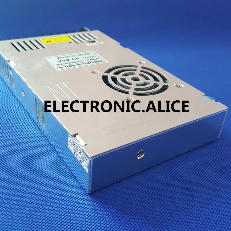 

110-220V 400W 5V 80A Switching Ultrathin Power Supply Current Control Charger LED CCTV /LED Strip
