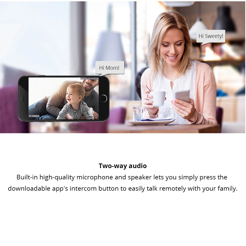 HD ip камера беспроводная Wifi умная домашняя безопасности Wi Fi видеонаблюдение сеть