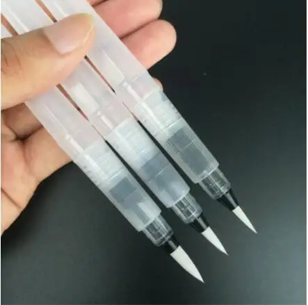 3 PACK POINT 3, 6 штук в партии, акварель ручка aquarelas кисть для рисования набор кистей с Цвет кисти мягкие чернильная ручка для инструменты для рисования товары для рукоделия - Цвет: 3 PACK POINT