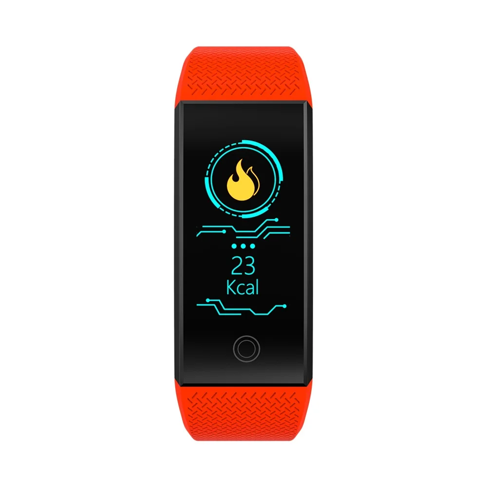 FATMOON QW18 Smart Bracelet 0.96'' Heart Rate Blood Pressure Tracker Bluetooth Waterproof Wristband for ios android Huawei |