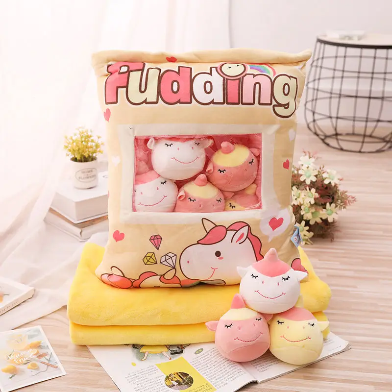 Многоцветный Сумка из мелодии Единорог Pom Sumikko Gurashi плюшевая аниме фигурка кукла креативная Подушка подарок на день Святого Валентина подарок - Цвет: Многоцветный