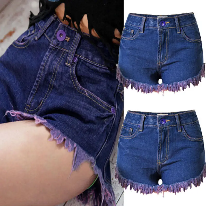 Женские мини джинсы с высокой талией|skinny denim shorts|denim shortsfashion shorts |