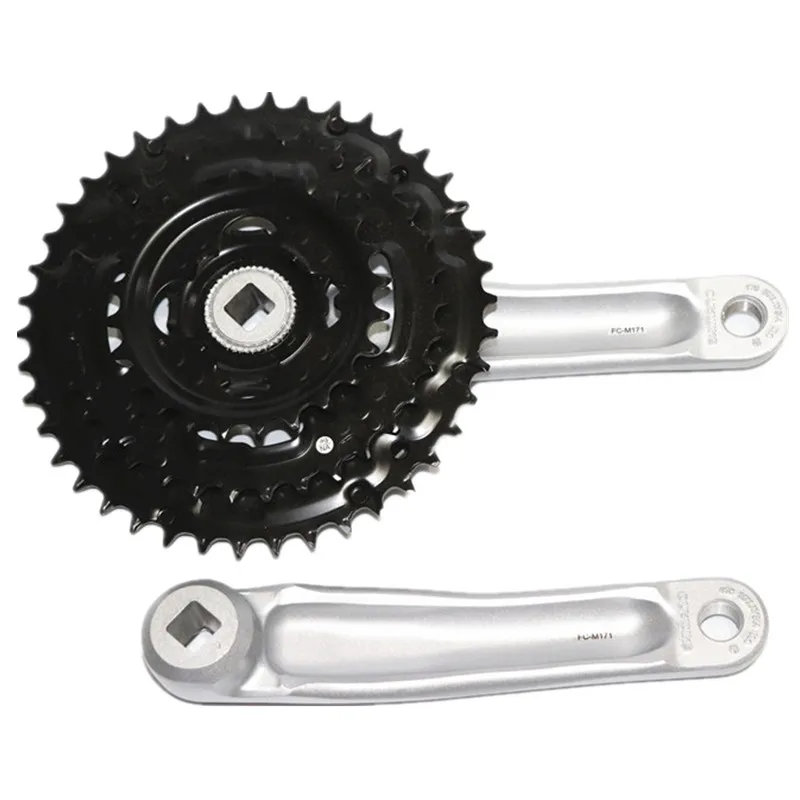 Новый оригинальный SHIMANO FC M171 MTB Звездочка 170 мм 42 34 24T/48T 38 28T 7/8 скорость квадратное