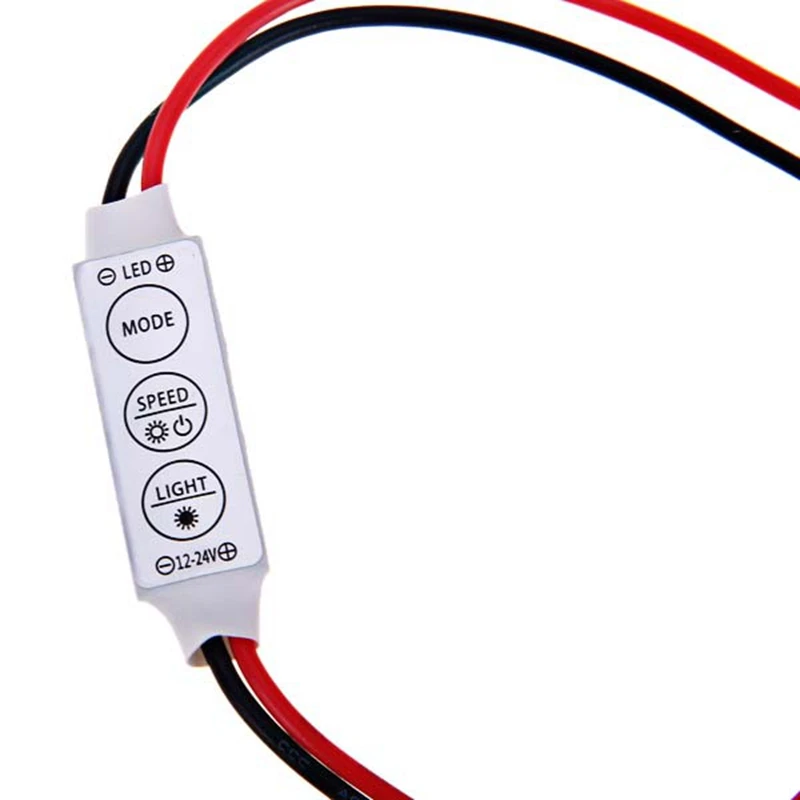 72 Вт DC12 24V светодиодные ленты Диммер контроллер 3 клавиши для одного цвета 5050 3528 5630