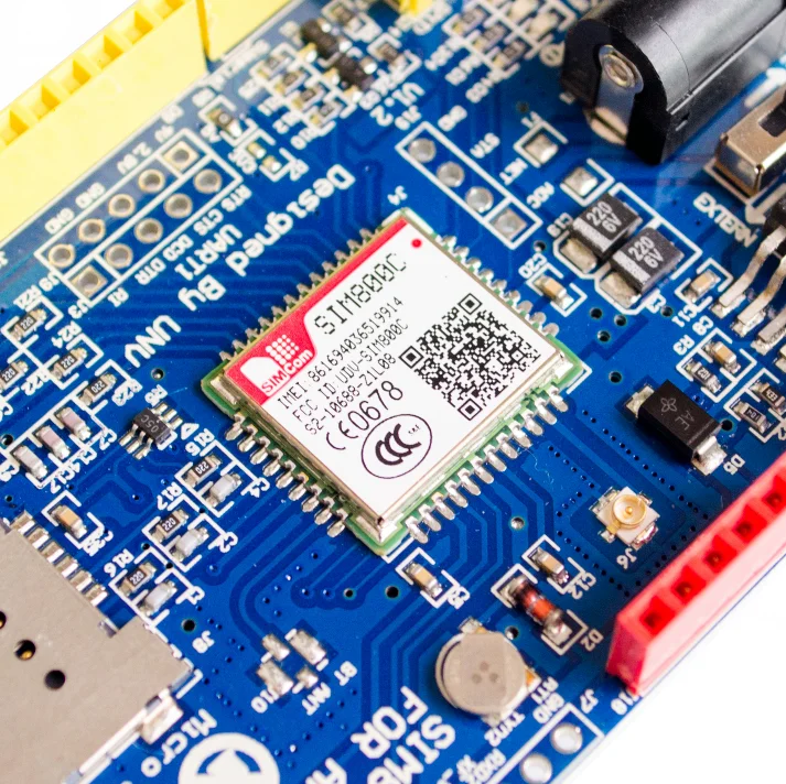 [Простой рот] SIM800c Защитная макетная плата для вместо SIM900 модуля GPRS GSM 4 частоты в