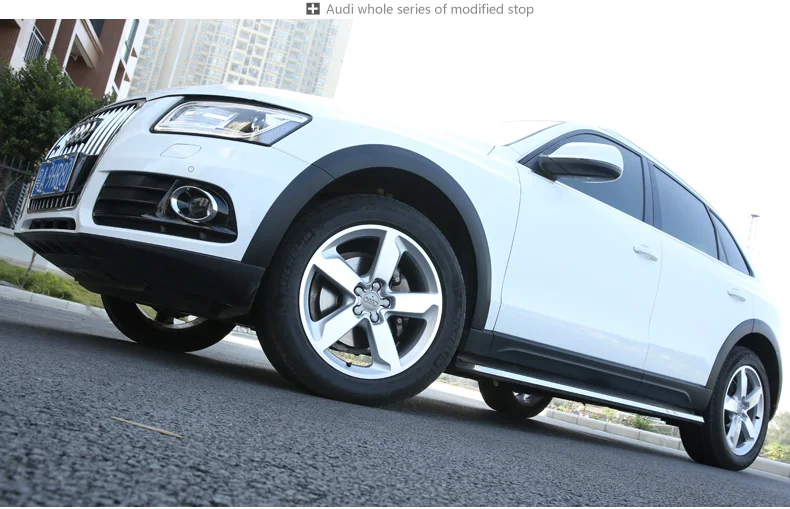 Для Audi Q5 2010 2011 2012 2013 2014 2015 2016 2017 Nero grigio Passaruota Fender Flare Prolunga комплект