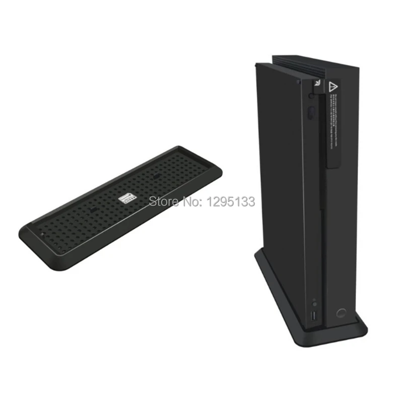 Вертикальная подставка 2 в 1 с охлаждающим вентилятором для консоли Xbox One X и