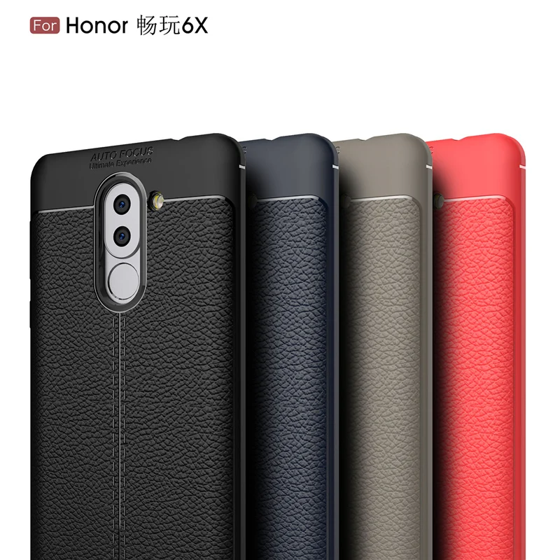 Чехол для Huawei honor 6X 5 дюйма мягкий черный силиконовый чехол MATE9 LITE GR5 2017 телефона |