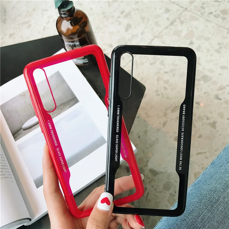 Прозрачный Акриловый чехол накладка из поликарбоната для huawei P30 Pro P20 Lite P10 Mate20 10 Nova