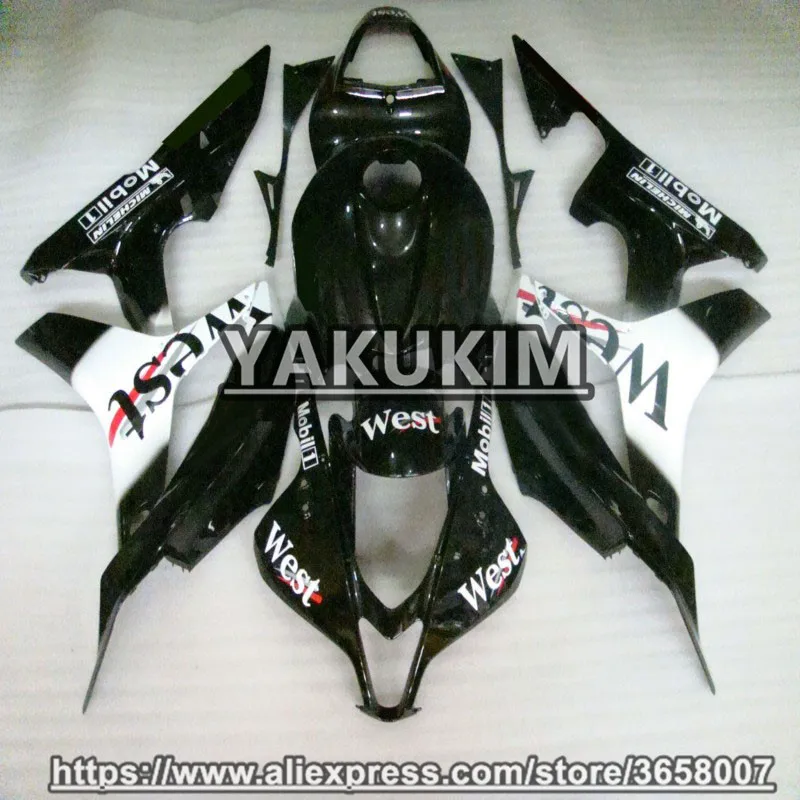YAKUKIM ABS комплекты обтекателей для Honda CBR600RR F5 07 08 год 2007 2008 обтекатели мотоцикла