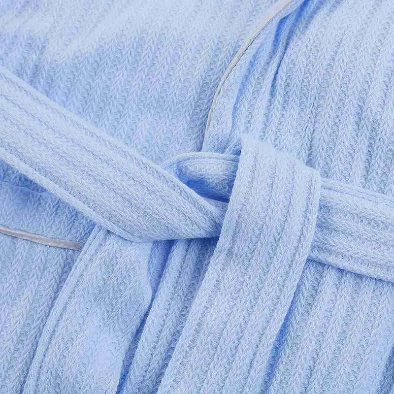 

Women Kimono Bathrobe Lovers Waffle Cotton Robe Male Female Sleepwear ladies Dressing Gown Badjas Wedding Bridesmaid Robes