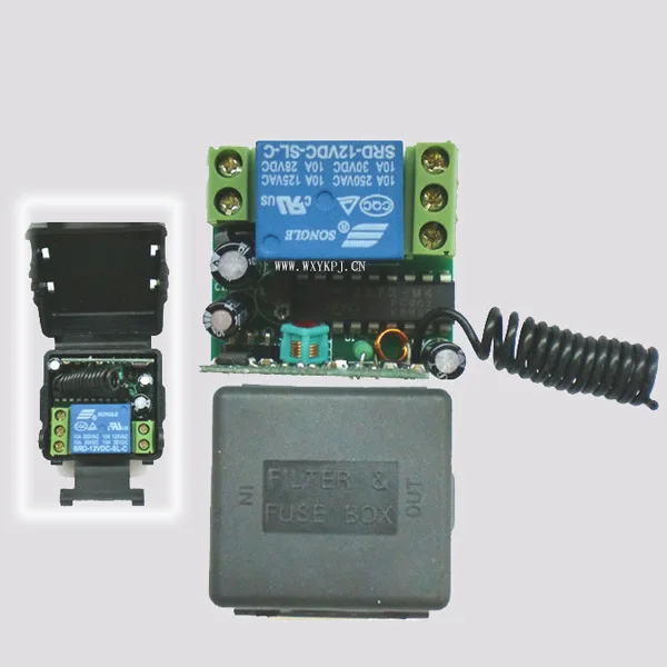 The single remote control 12 v matching mahogany two key wireless Brazil | Электронные компоненты и
