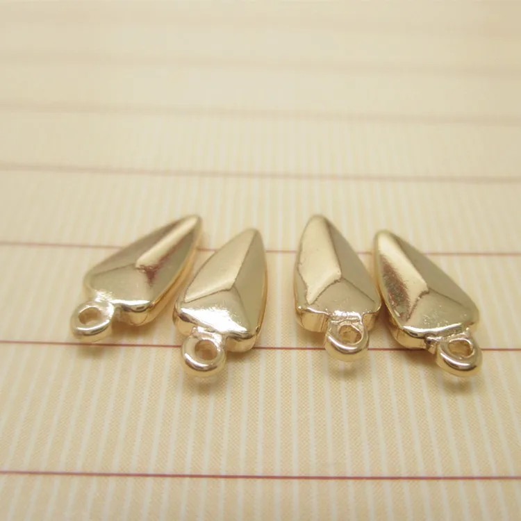 Плавные медные браслеты Wrigley золотого цвета каратного подвеска на ожерелье не