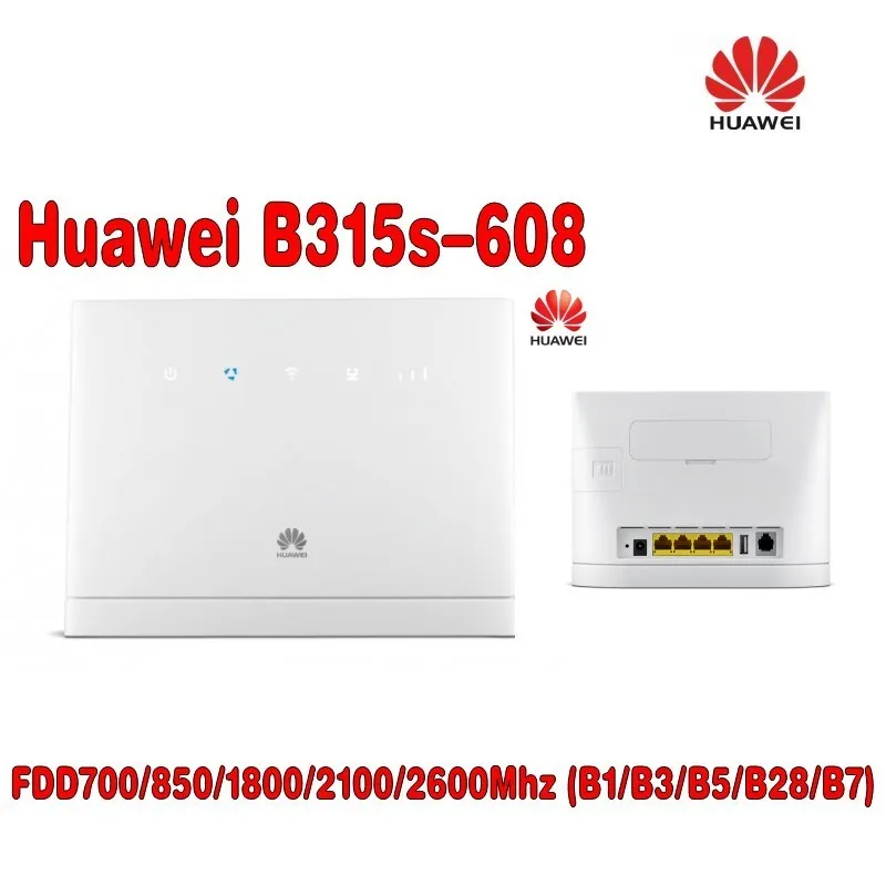 (+ 4G антенна SMA 35dBi антенна) разблокированный Huawei B315 B315s 608 LTE FDD 700/850/1800/2100/2600Mhz|unlocked