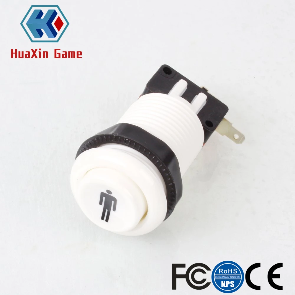Нажимные кнопки Happ Style 1 игрок/2 игрока Start & Home с микропереключателем для аркадных