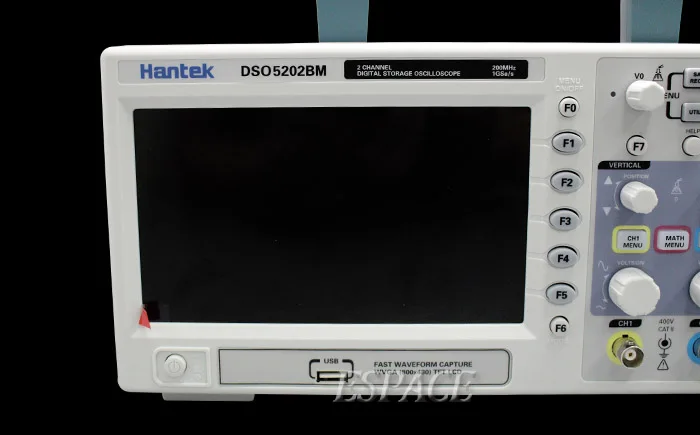 Цифровой осциллограф Hantek DSO5202BM 2 канала 200 МГц 1 Гвыб/с цветной дисплей 7 дюймов