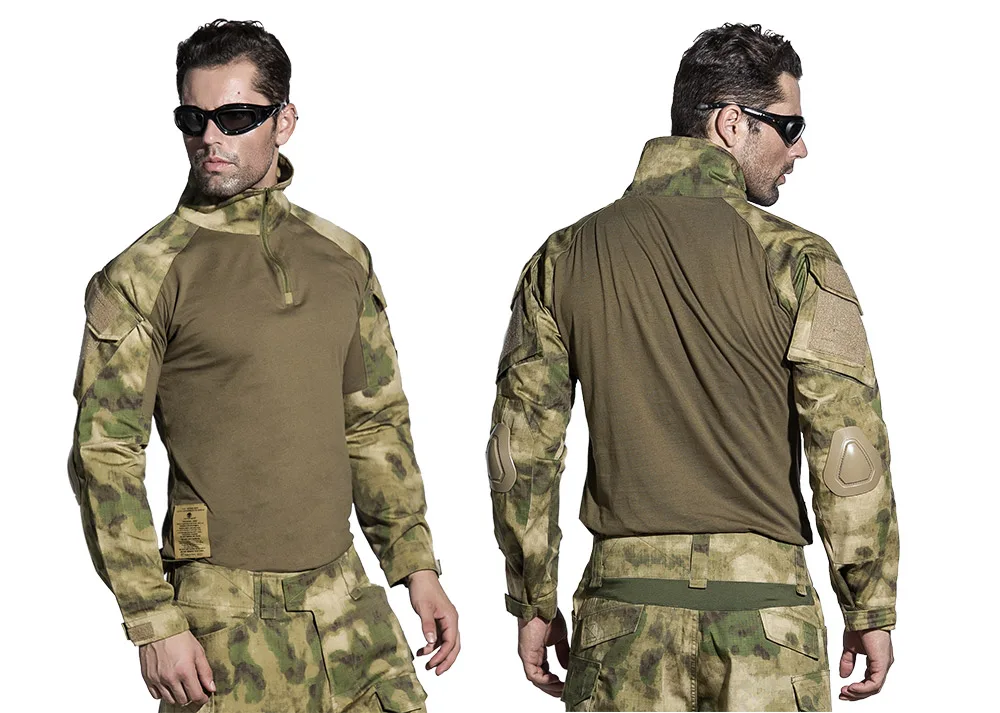 EMERSONGEAR Gen2 BDU боевая униформа тактическая рубашка брюки с налокотниками наколенники Военная камуфляжная одежда для охоты ATFG EM6922