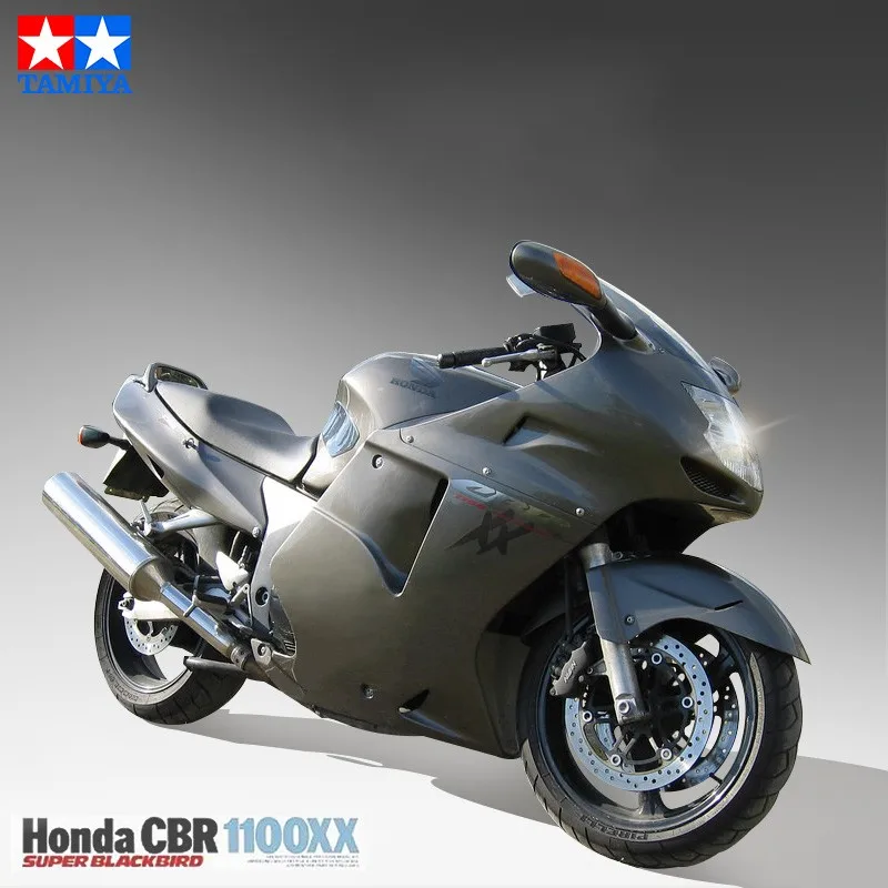 Набор для сборки мотоцикла 1/12 Scale CBR1100XX черная птица модель DIY двигателя Тамия