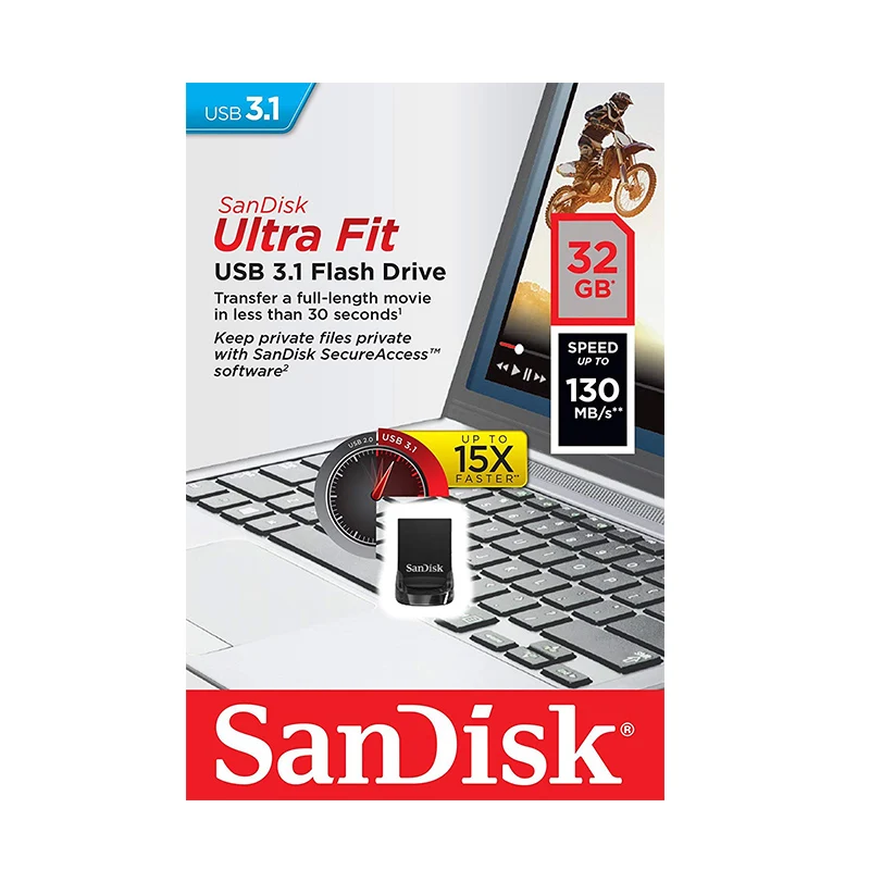 Sandisk cz430 USB флеш накопитель 128 ГБ мини 3 1 64 32 Pincho usb с типом c otg clef usb|USB