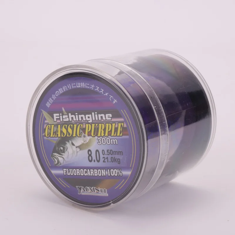 

500M fishing line 100% transparent Fishing Line purple Nylon Super Strong Nylon Not Fluorocarbon Tackle Non Fishing Line