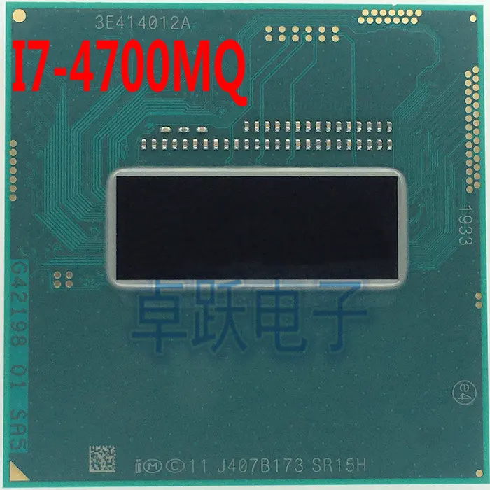 Процессор Intel для ноутбука I7 4700MQ SR15H 2 4 3 ГГц официальная версия разные детали