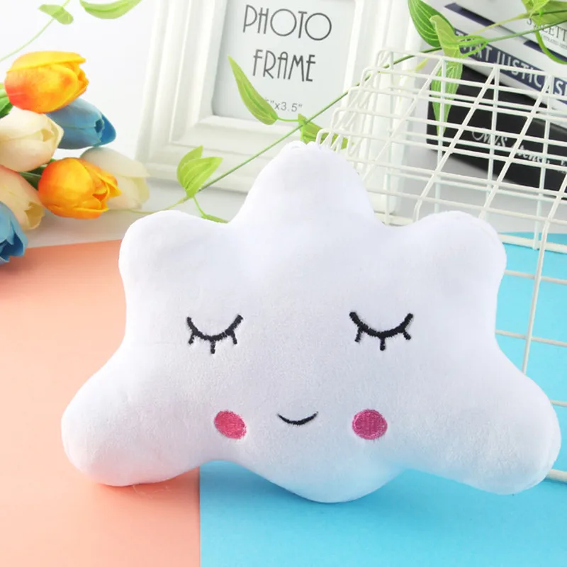 Плюшевая подушка с подвеской в виде облаков и Луны Детские сувениры свадебные