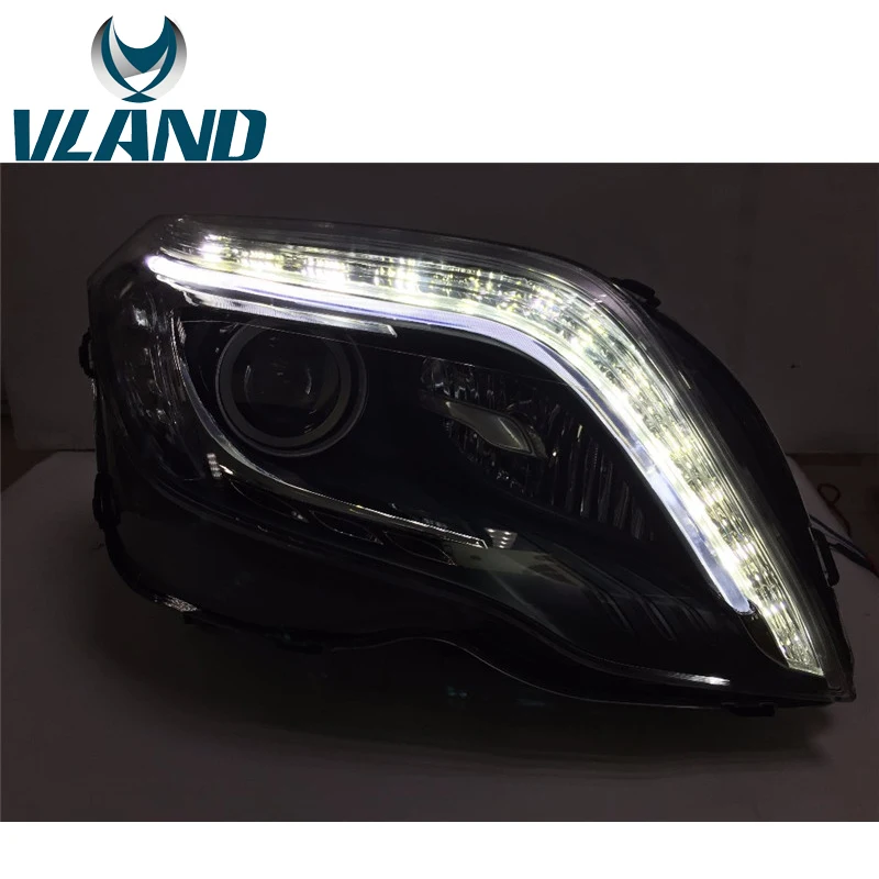 VLAND завод для головной лампы GLK 2012 2013 2014 2015 2016 светодиодный фонарь DRL H7 ксеноновая