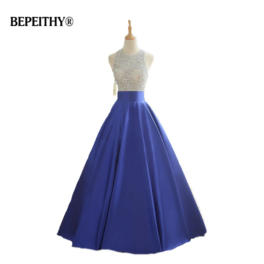 Настоящее Изображение ТРАПЕЦИЕВИДНОЕ длинное вечернее платье вечерние