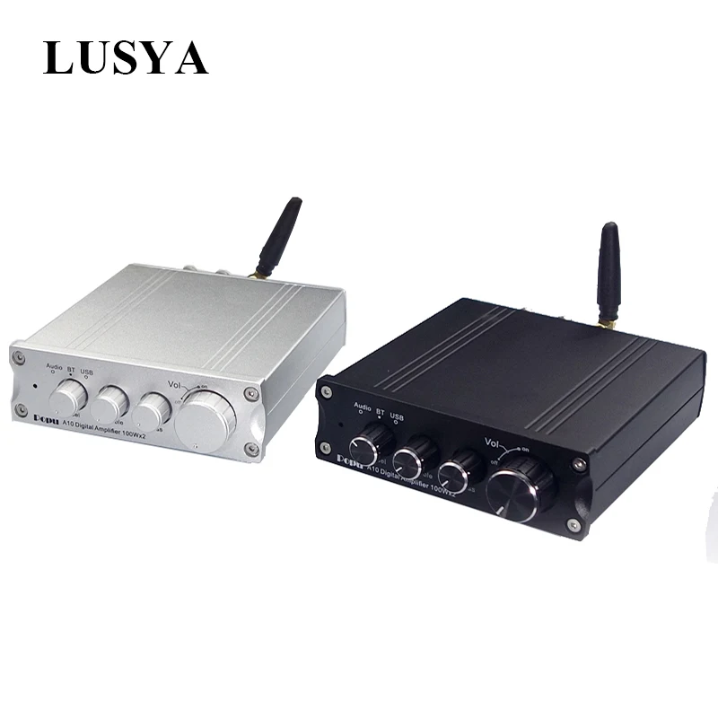 Lusya QCC3003 Bluetooth 5 0 цифровой усилитель мощности TPA3116D2 2 стерео 100 Вт + аудио PCM5102 DAC
