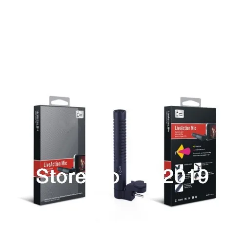 Liveaction микрофон направленного микрофона для iPhone4 4S 5 смартфонов с 3.5 мм разъем