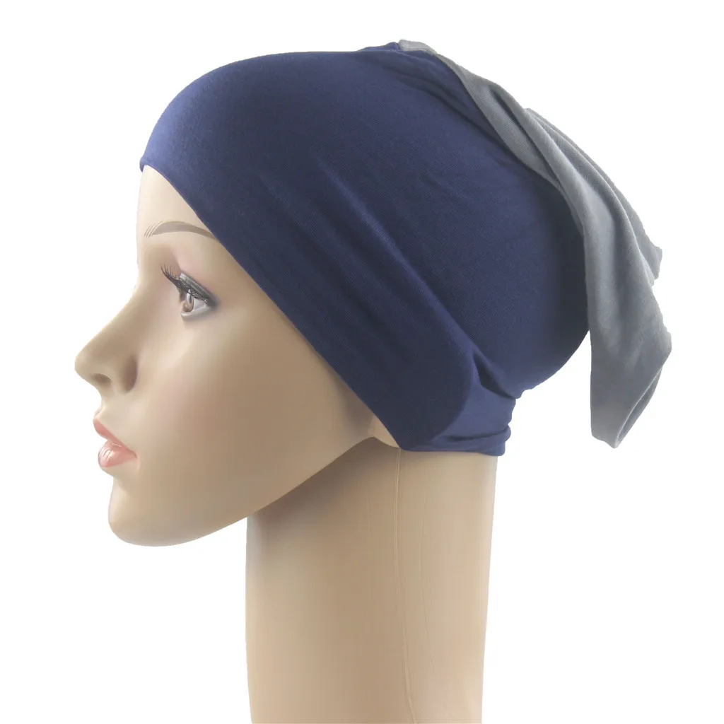 2019 горячая распродажа женский мусульманский Эластичный Тюрбан шляпа потеря