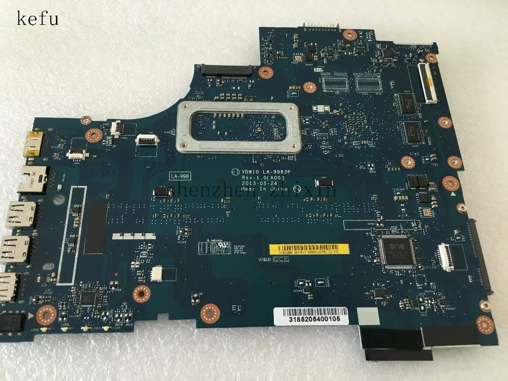 Материнская плата для ноутбука Dell Inspiron 17R 5737 материнская 3737 процессор DDR3L VBW01 I5 4200U