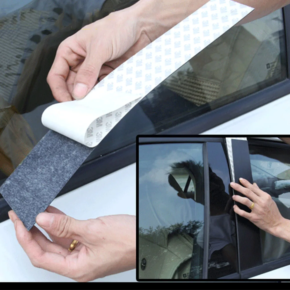 10 шт./компл. окно для стайлинга автомобиля BC колонна столб наклейка отделка Mazda 3