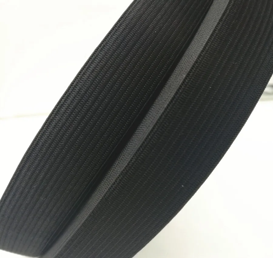 

1,2 ''(30 мм) 10 метров Плетеный эластичный шнур. Эластичная лента. Аксессуары для одежды. Черный или белый
