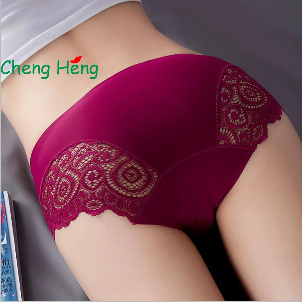 Модные женские трусики CHENG HENG кружевное бесшовное женское нижнее белье из
