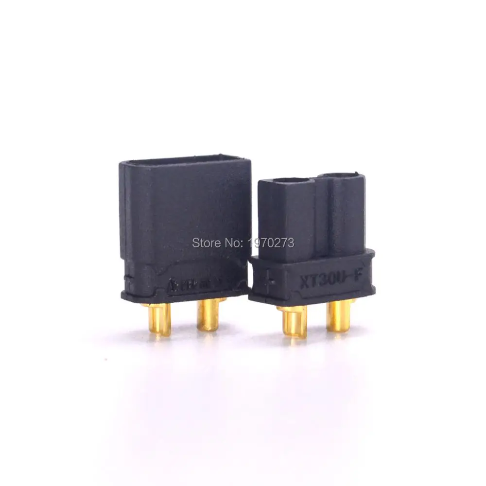 Amass XT30U Upgrade XT30 штекер разъема 2 мм пуля для RC FPV Lipo батареи Quadcopter|2mm bullet connector|bullet