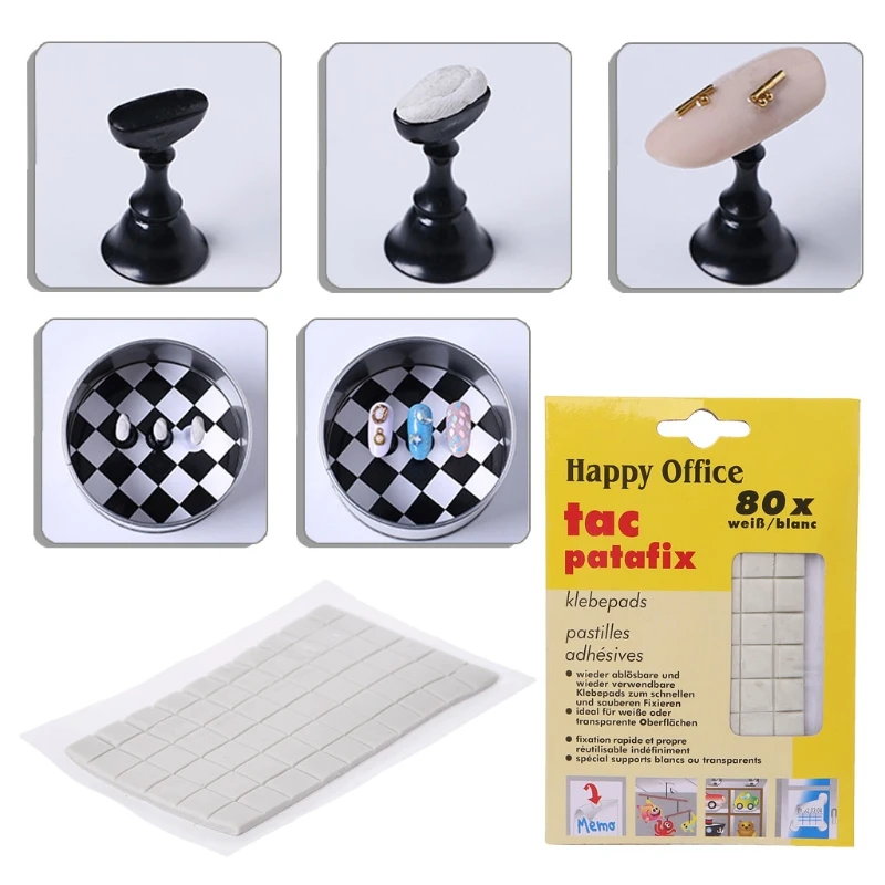 1pc Nail Art Tack-It Multi-Purpose Adhesive Glue Clay Stick Care Plasticine Tips | Красота и здоровье