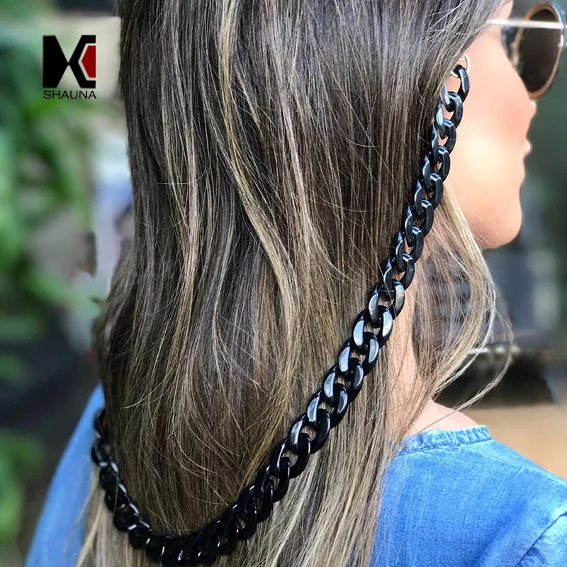 Цепочка для очков SHAUNA ретро цепочка 70 см черный белый 37 г|glasses chain|glasses lanyardchain lanyard |